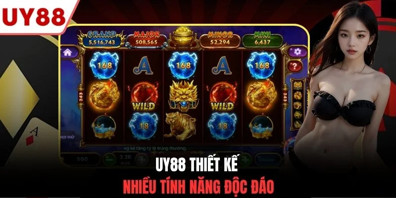 UY88 thiết kế nhiều tính năng độc đáo